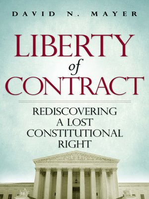 cover image of Liberty of Contract